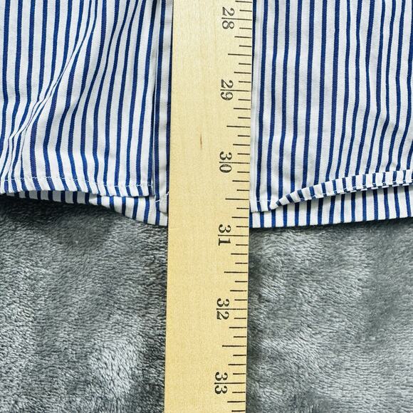 Ralph Lauren Polo‎ Classic Fit Shirt Men’s 2XL White/Blue Striped Button Down - Picture 8 of 10